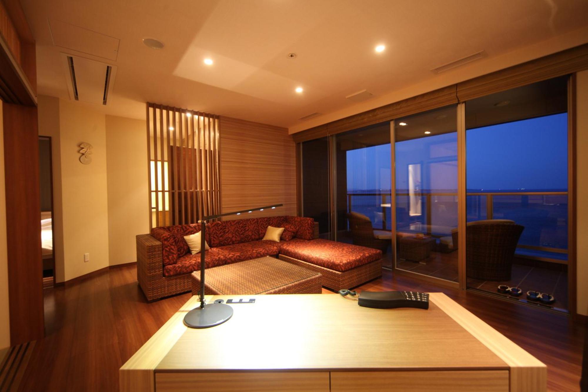 Amane Resort Seikai Beppu Pokoj fotografie A suite at the hotel